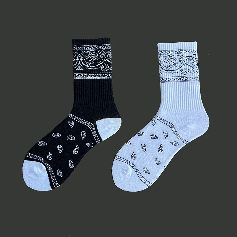 3 paare/schachtel Herren Socken grün trend ige Cashew blüte Hip Hop Dunk Bandanas lustige Socke Frauen Baumwolle af1 Kollokation 350 Geschenke – Detail 5