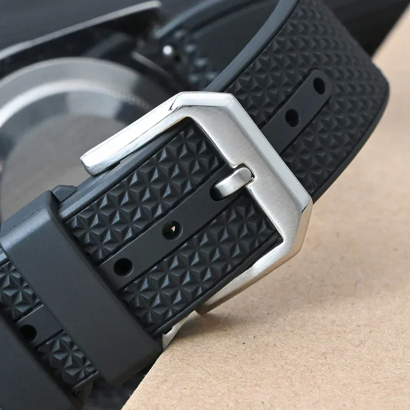 2025fkm strap20mm22mmwaterproof fluoro borracha pulseira de relógio de liberação rápida para omega seikofor rolex água fantasma pulseira acessórios