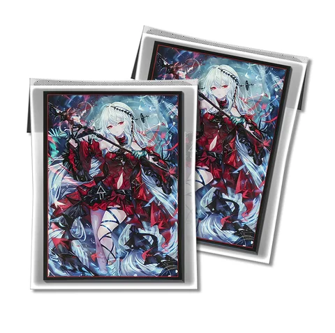 67×92mm 120PCS Matte Cartoon Anime Card Sleeves Board Game Card Protector Card Shield Double Card Cover for MGT Card
