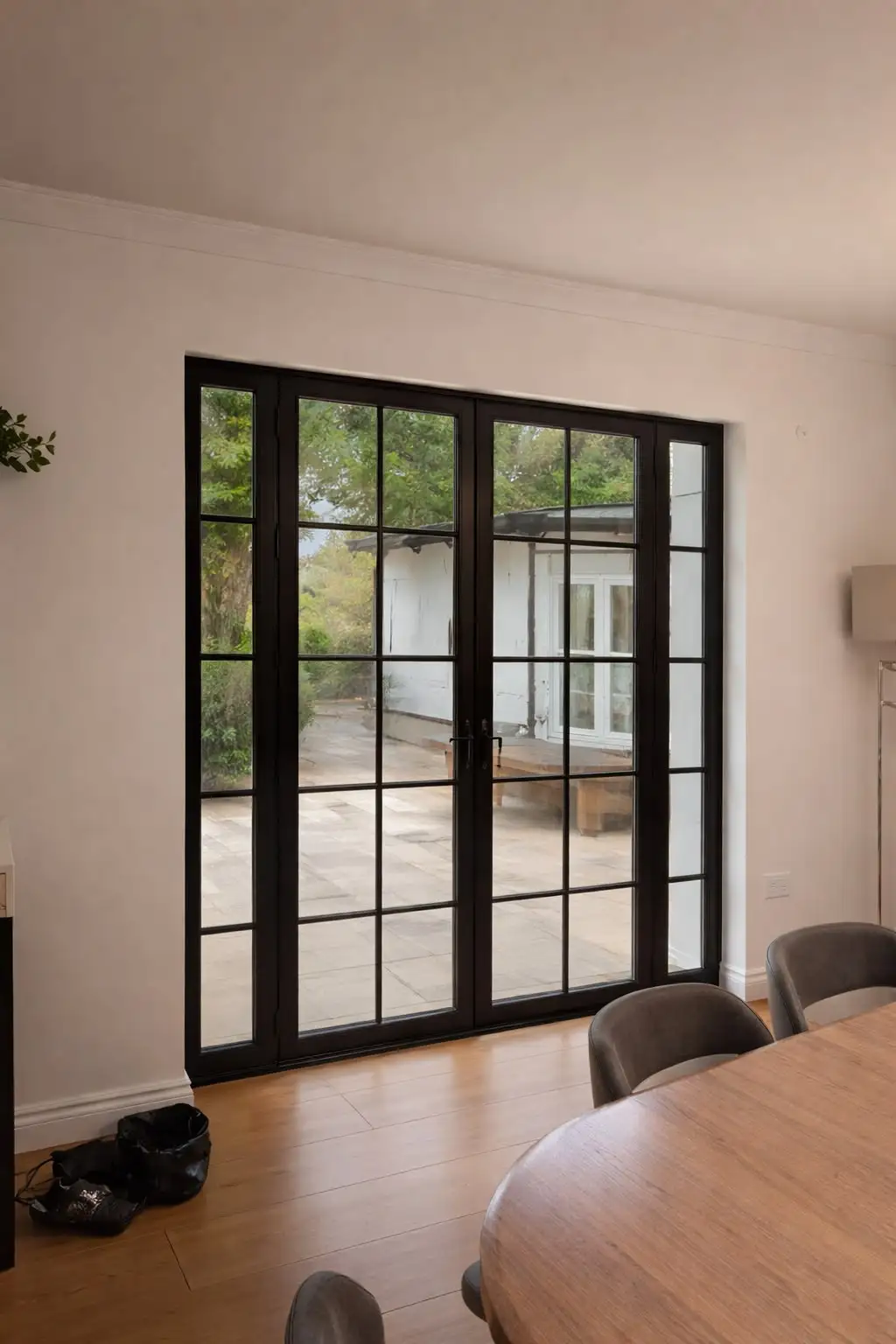 

Exterior Commercial High Impact Swing Entry Double Doors with Mosquito Net Thermal Break Interior Aluminum French Casement Door