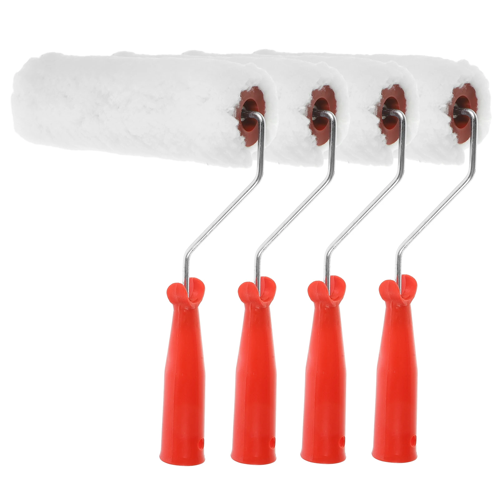 

4pcs Inch For Painting Density Polyester Rollers Paint Brush for Walls Cabinets Doors Ceiling DIY Supplies