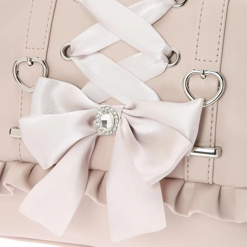 Bag For Woman Lolita Cosplay Accessories Y2K Crossbody Bag Shoulder Bag Pink Cute Girl Item Original Brand Bag 2025 Novelty New