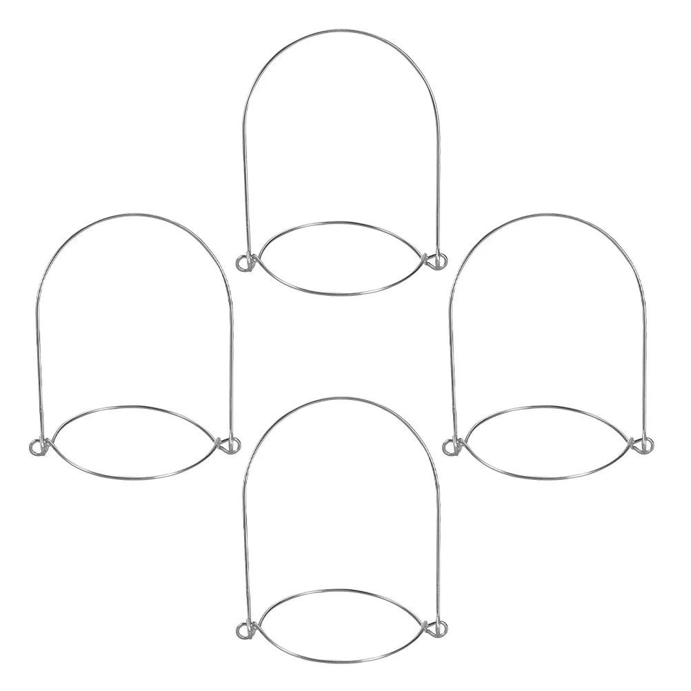 4 Piezas de Asas de Alambre de Acero Inoxidable para Frascos Mason de Boca Ancha y Boca Regular, para Conservas y Organización de Cocina