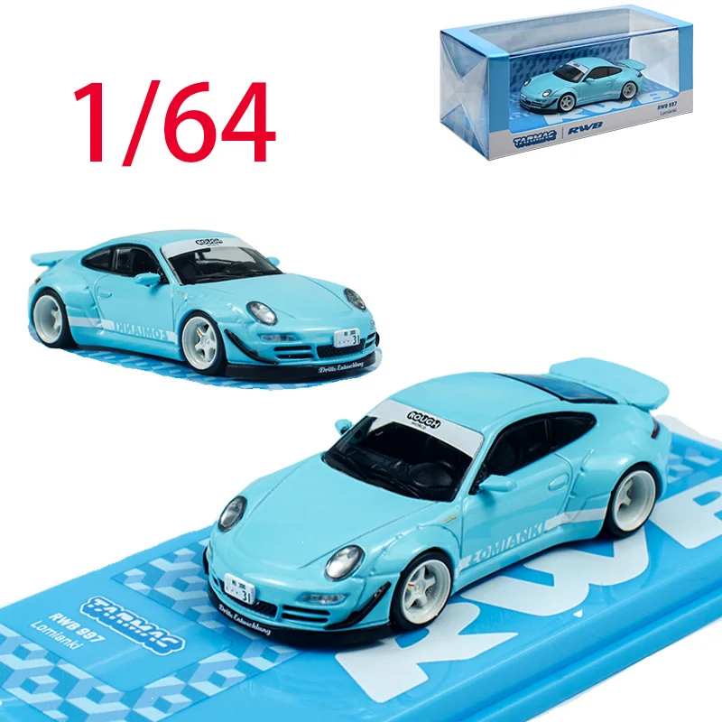 

TW литая под давлением модель автомобиля porsche из сплава в масштабе 1/64 porsche RWB 997 Lomianki Play Vehicles, игрушки для мальчиков, коллекция оригинальной коробки