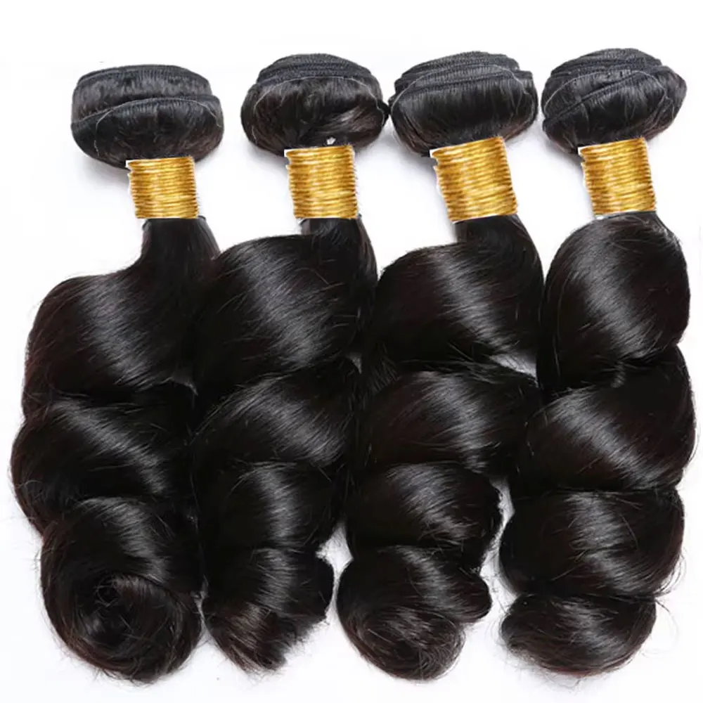 

30 36 38 Inch Loose Deep Wave Bundles 4 5 6 Bundles 14A Unprocessed Brazilian Remy Raw Hair Weave Human Hair Bundles Extensions
