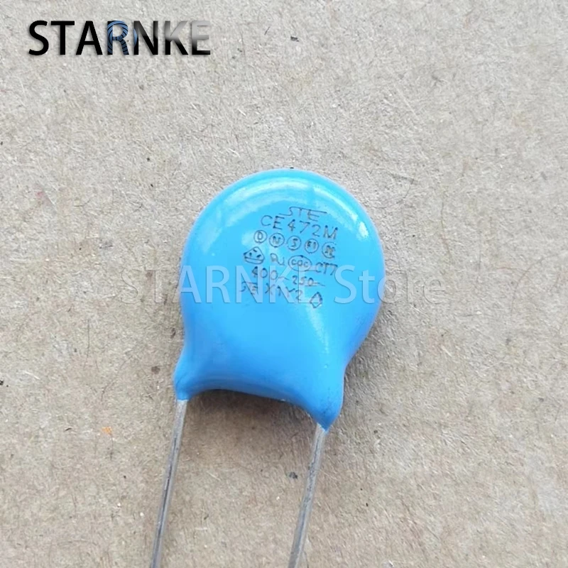 100PCS High Voltage Ceramic Capacitor 250V/400V 472M Foot Distance 7MM Safety Capacitor Ceramic Dielectric Capacitor