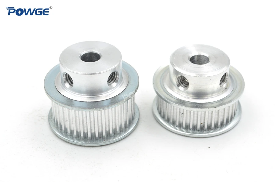 POWGE 40 zębów 2GT 2M koło pasowe rozrządu otwór 5/6/6.35/7/8/10/12mm dla GT2 pasek synchroniczny szerokość 6/9mm mała backlash 40 zębów 40T