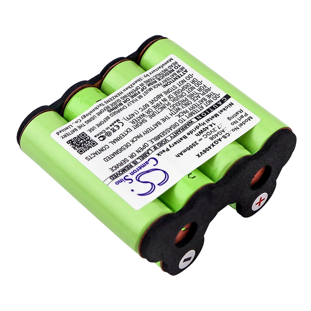 CS 90005510600 2000mAh Ni-MH 7.2V Battery for AEG ZB4106WD Rapido ZB4106 FM72 for Electrolux AG406 ZB406WD DPC-AGX406VX