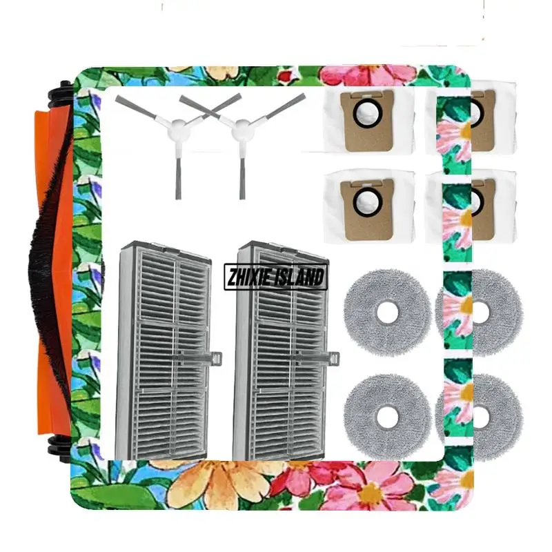 

24-часовая доставка для Xiaomi Mijia M30S D103CN, аксессуары для роботов-пылесосов, основная боковая щетка, фильтр Hepa, швабра, мешок для пыли, расходные материалы