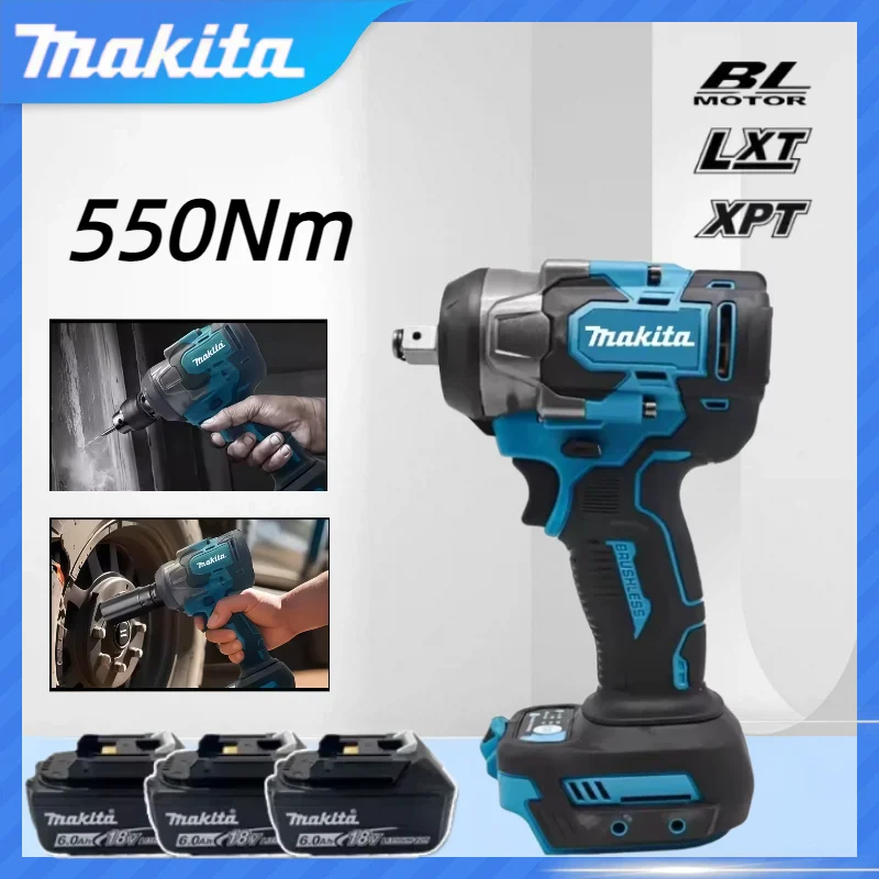 llave-de-impacto-inalambrica-makita-de-alta-torsion-3500ipm-550nm-alta-concentricidad-segura-para-reparacion-de-equipos-electricos-herramienta-electrica