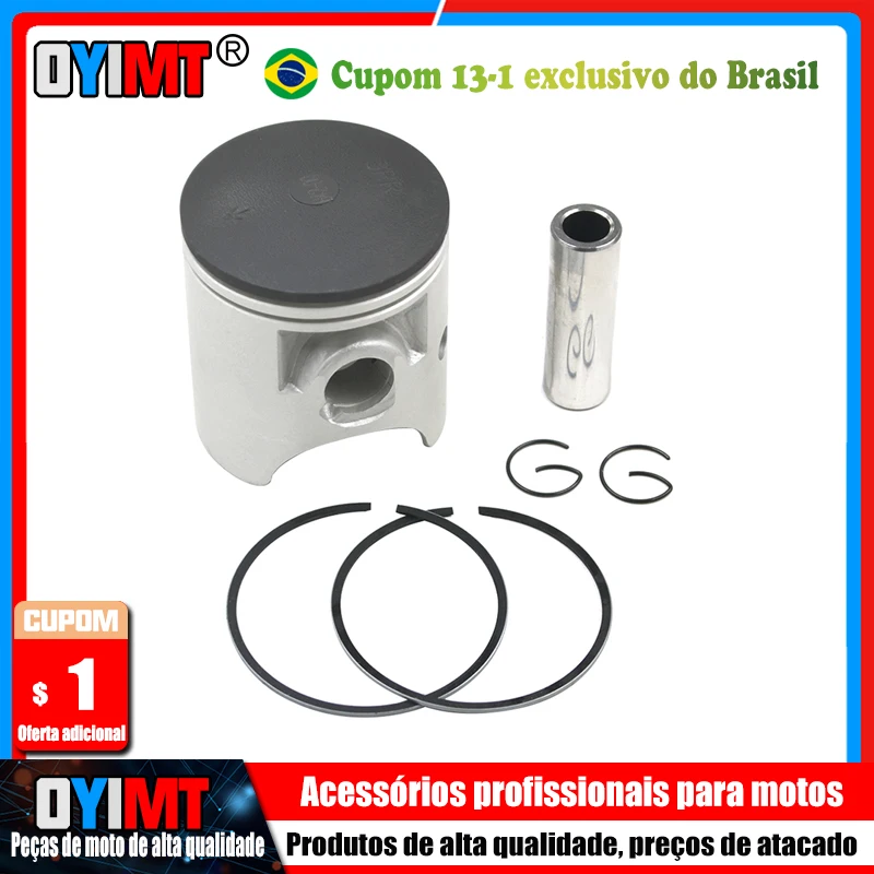 Kit de Pistão e Anéis 3RR TZR150 TZR 150 STD 59mm ~ +100 60mm Diâmetro do Pino 16mm Conjunto de Pistão para Motocicleta