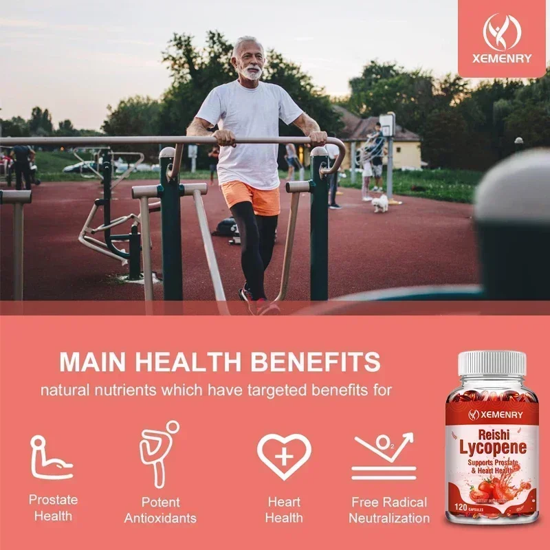 Lycopeen - Prostaatgezondheid, hart- en cardiovasculaire systeem, huidverzorging en schoonheid, antioxidant