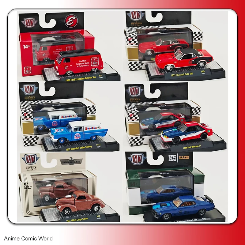 In Stock M2 Original Factory 1:64 Alloy Micro Die-Casting Integrated Car Model Customized Toy Gifts Decoration Collection Series