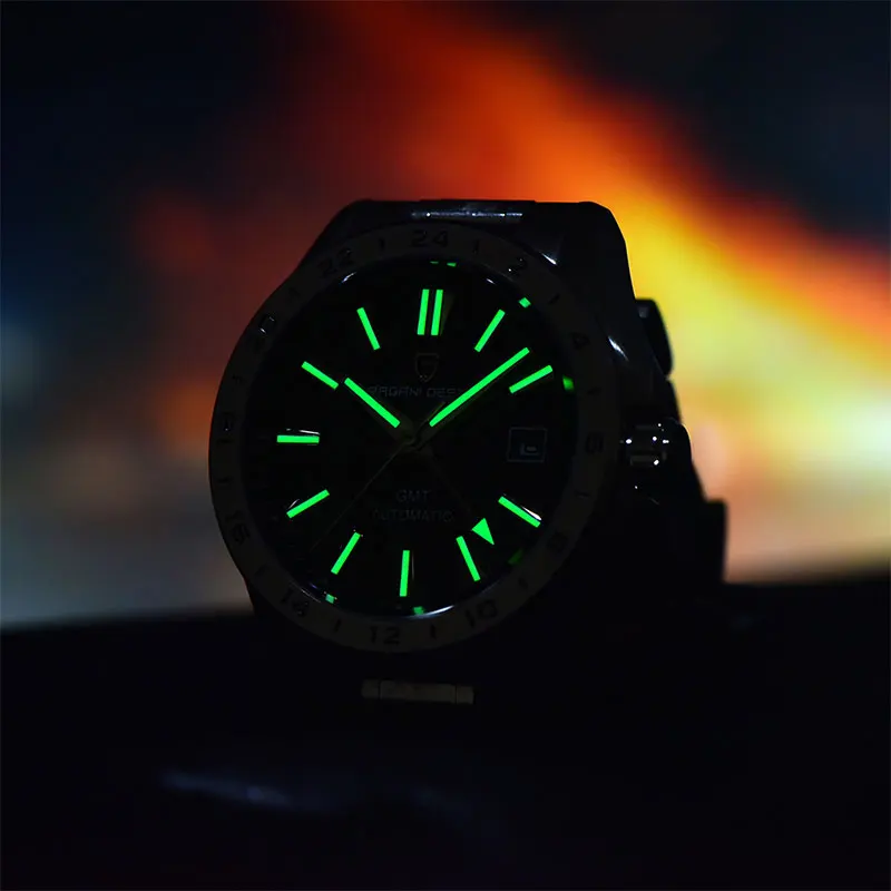 جديد PD-1792 PAGANI تصميم 100 متر مقاوم للماء ساعة ميكانيكية للرجال العلامة التجارية الأعلى ساعة أوتوماتيكية هدية الياقوت الزجاج ساعة Reloj Hombre