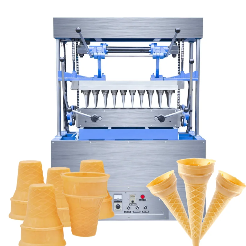 Customized  24 Heads Automatic  Ice Cream Cone Ice Cream Cone Wafer Making Machine