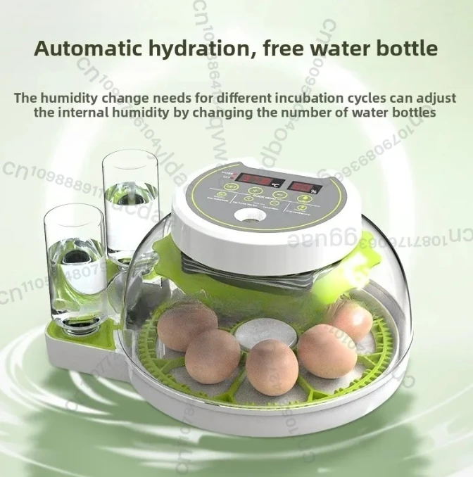 

8PCS/18PCS Eggs Incubator,Automatic Incubator,With Rotating Egg Tray,With Automatic Temperature Control,Automatic Watering
