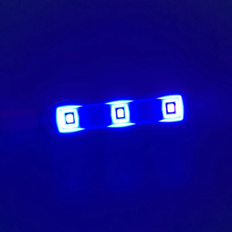 Lampada polimerizzante per riparazione di vetro per auto Mini colla polimerizzante per resina lampada UV Set di illuminazione strumento per parabrezza anteriore per auto strumenti per la riparazione di crepe di vetro