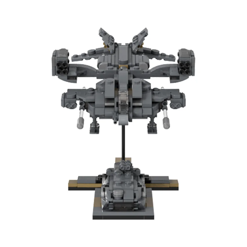 Moc m41a rifle de pulso modelo de construção filme alienígena série horror engolir monstro facehugger dropship quebra-cabeça tijolo brinquedo presente