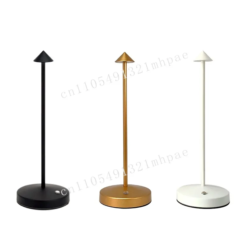 Dimmable Wireless Light Waterproof Portable Outdoor Battery Powered Cordless Desk Lamp Rechargeable Light Emitting Diode