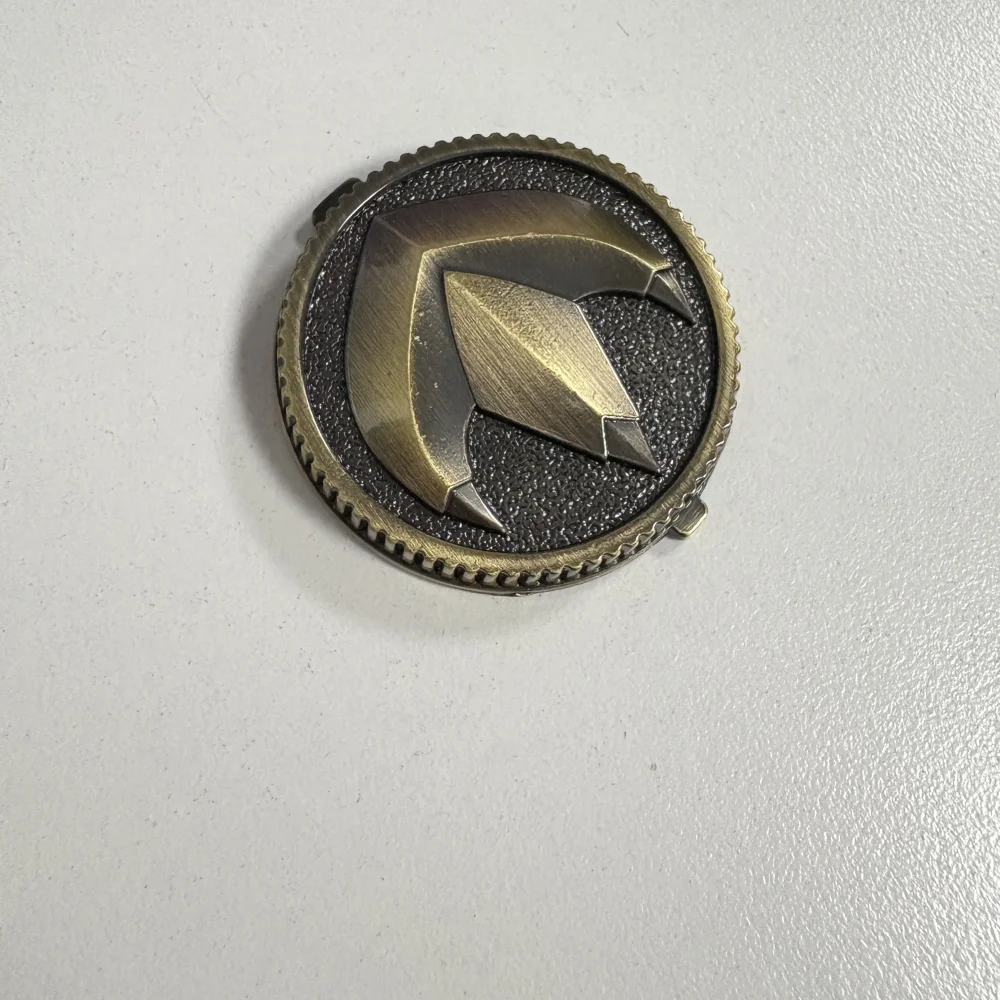 

Power Coin Made For Ranger Cosplay Lightning Weathered Dragon Coin Alloy Metal Coin