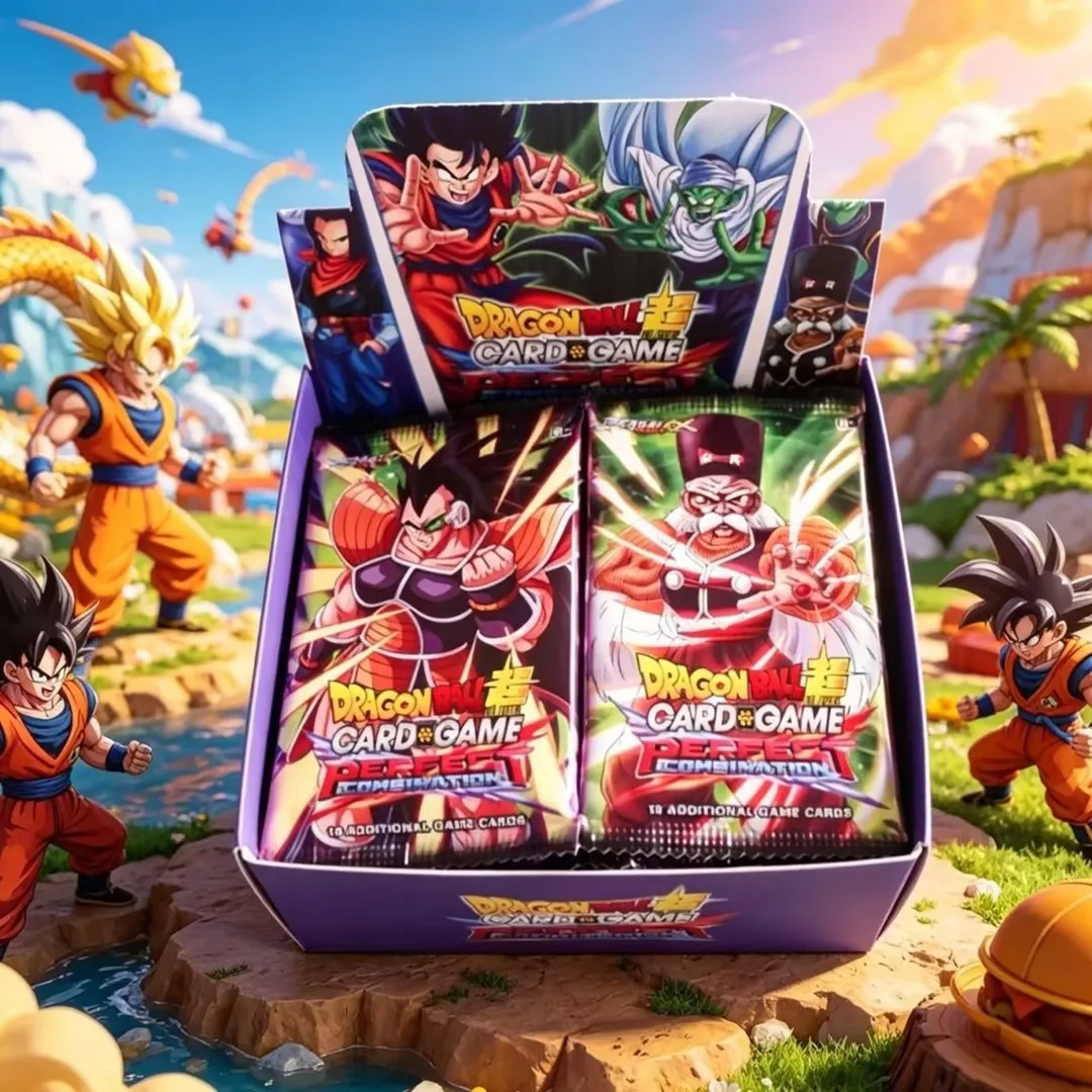 

Genuine Bandai English Version Dragon Ball Anime Foil Collectible Cards, Full Box, In Stock