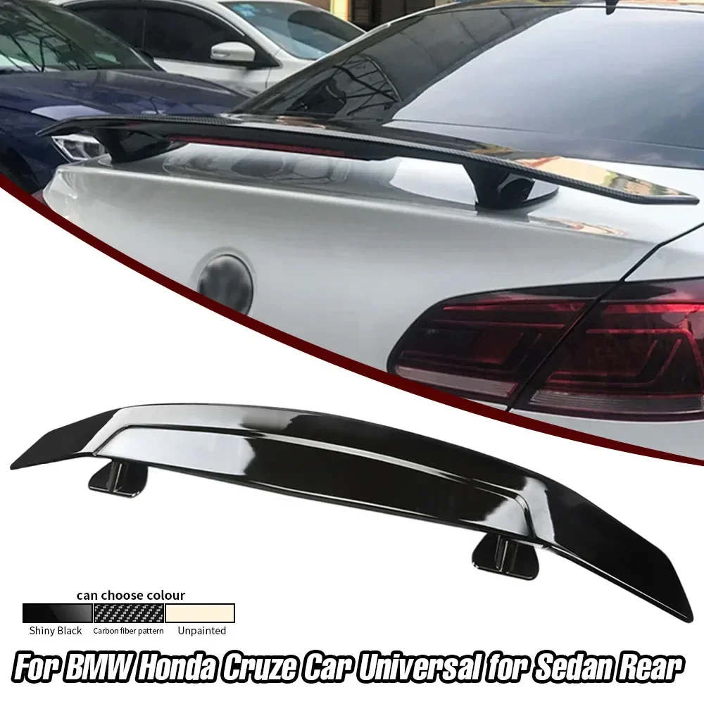 Universal For BMW Honda Cruze Toyota Car Accessories Sedan Rear Hatchback Spoiler 3D Auto Trunk Wing Tuning Racing Car Spoiler