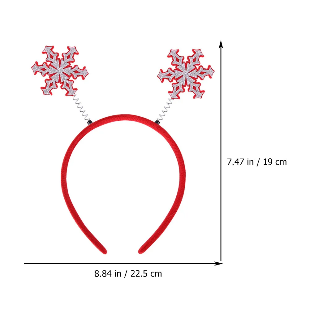 

6Pcs Party Cosplay Headband Christmas Hair Hoops Lovely Xmas Hairband Durable Holiday Fun Decoration Christmas Headdress