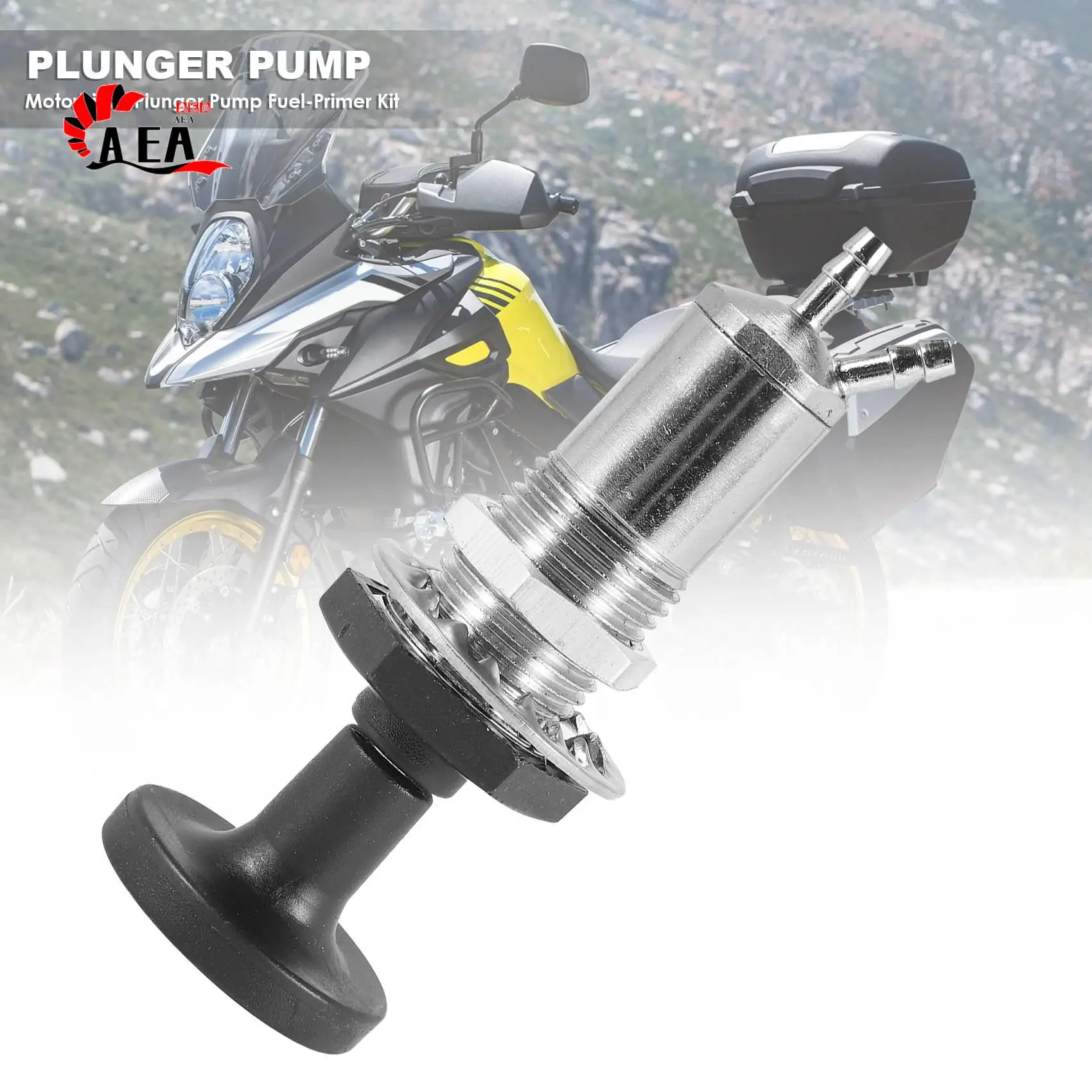 

AEA0-Motorbikes Plunger Pump Fuel-Primer Kit For Snowmobile/ATV Fits For Polaris Honda Yamaha Kawasaki Skidoo Arctic Cat