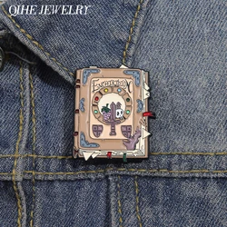 Fantasy Adventure Animation Enchiridion Enamel Pins Custom Movies Perimeter Brooch Collar Lapel Badge Jewelry Gift for Friends