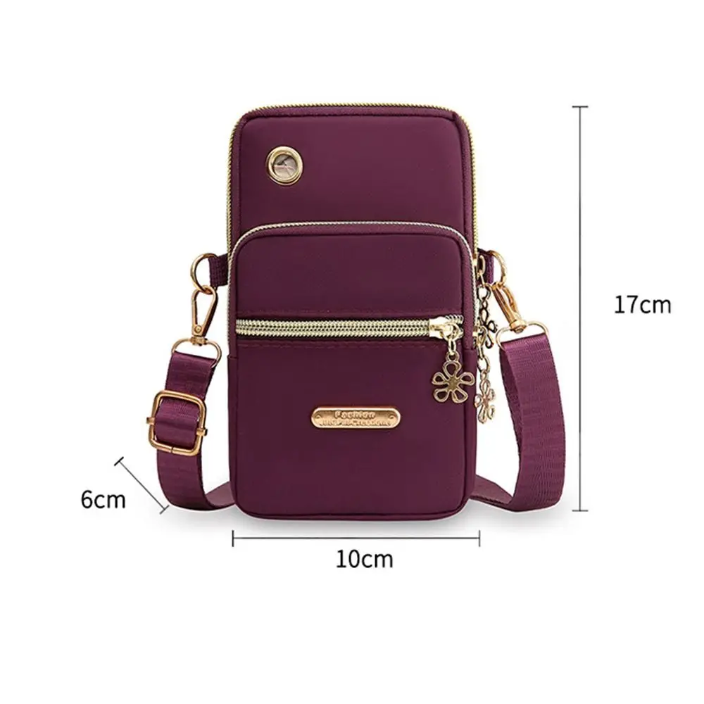 Crossbody Bag Mobile Phone Bag Women\'s Messenger Bag Mini Cell Phone Pouch Sports Arm Bags Multifunctional