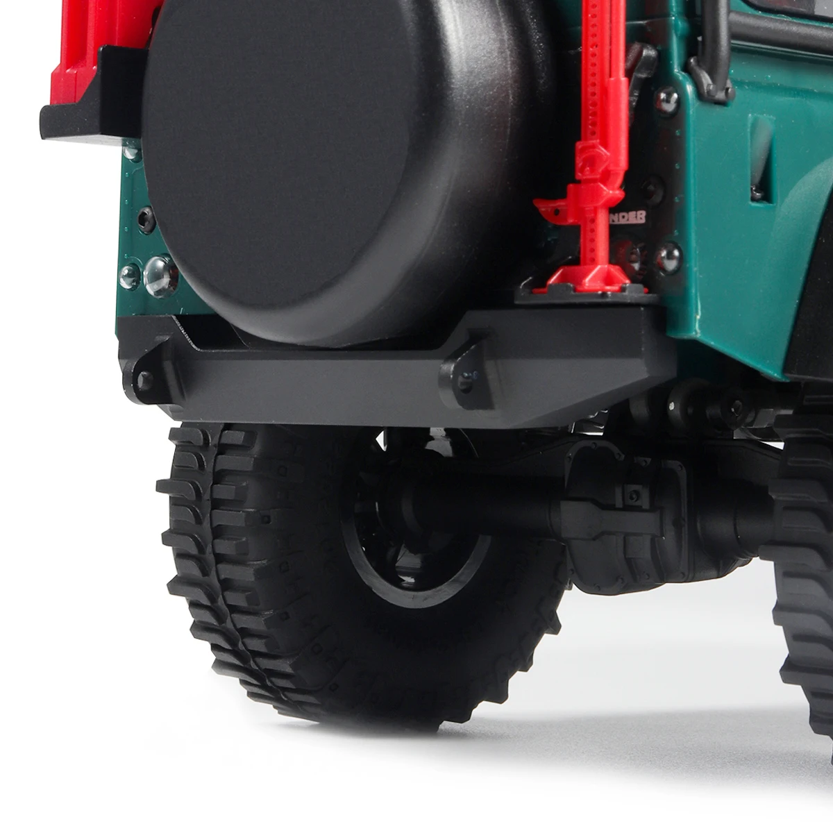 Aluminum Alloy Front Rear Bumper Set with Winch Mount and Grill for 1/18 RC Car Crawler TRX4M Defender Body Upgrade