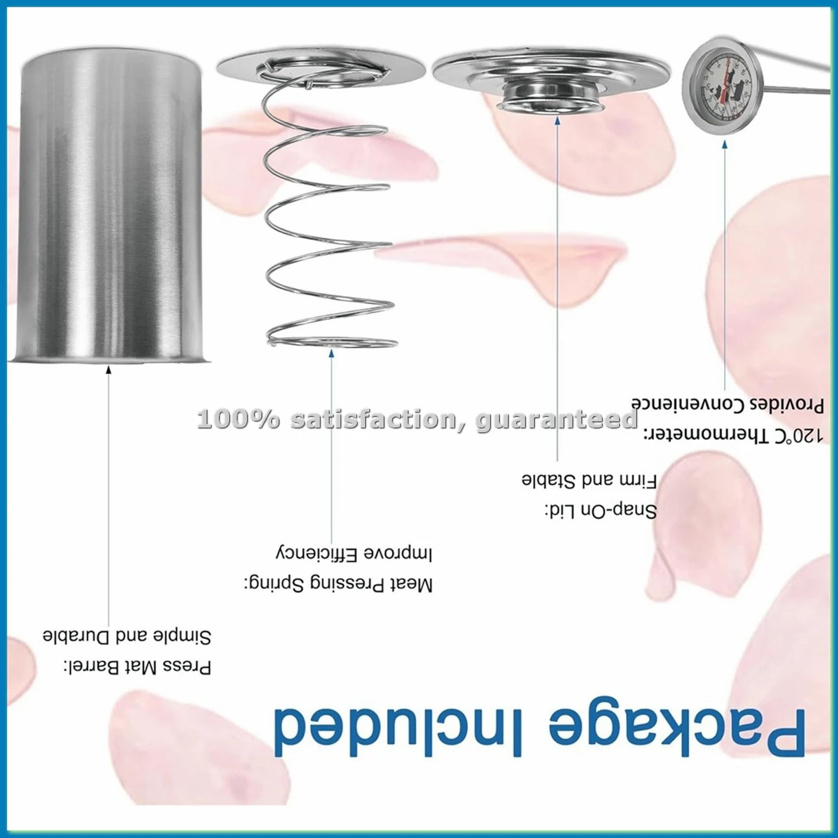 

Машина для приготовления мясных деликатесов с термометром, круглая форма для мяса, свинины, морепродуктов, говядины, рыбы, птицы - A69M