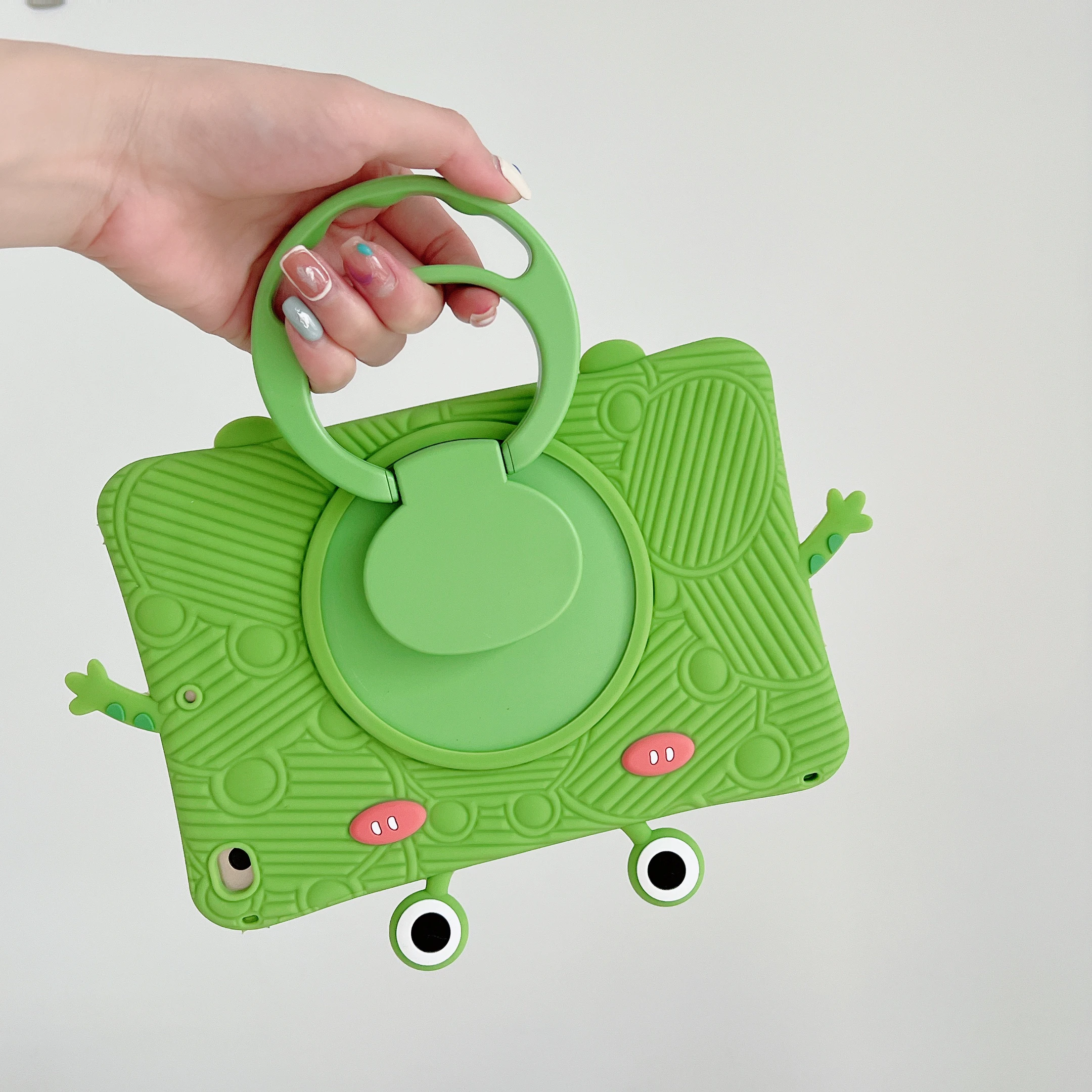 Capa de silicone com alça para crianças, 360 Rotatable Case, bonito Tablet Shell, Xiaomi Pad 6 5 Pro, Redmi Pad SE, 10.61 ", 11"