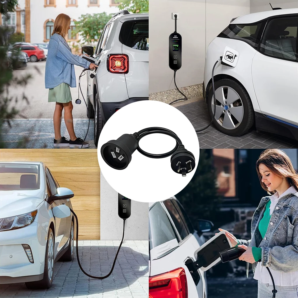 

20CM Portable Ev Charger Accessory AU Plug 15a To 10a Charging Adapter Adapter For Electric Vehicles Durable Charging Adapter