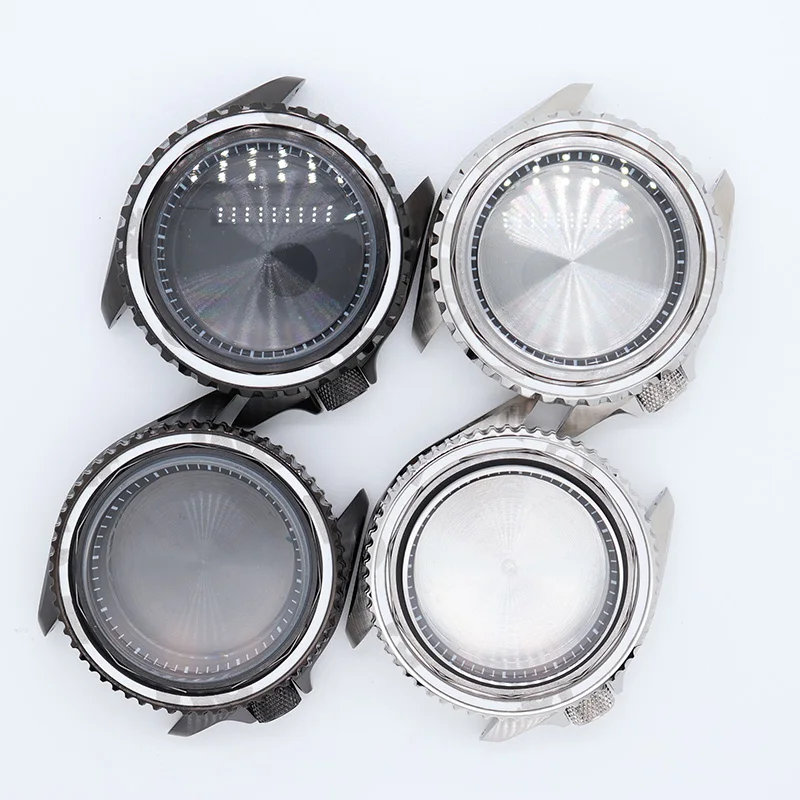 

Корпус для мужских механических часов SKX007, 42 мм, черный, из нержавеющей стали, с минеральным стеклом, для модификации под механизм NH35/NH36, замена P