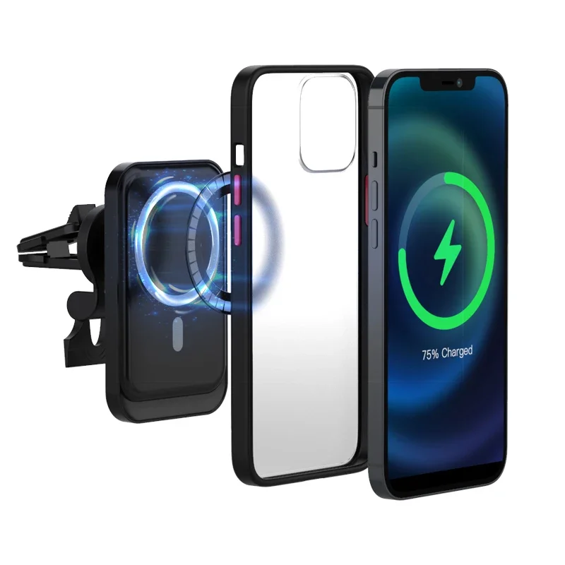 Phone Magnetic Plate Ring Wireless Charging Sheet Sticker For Magsafe Car Cellphone Magnet Holder For iPhone 16 15 14 13 Xiaomi