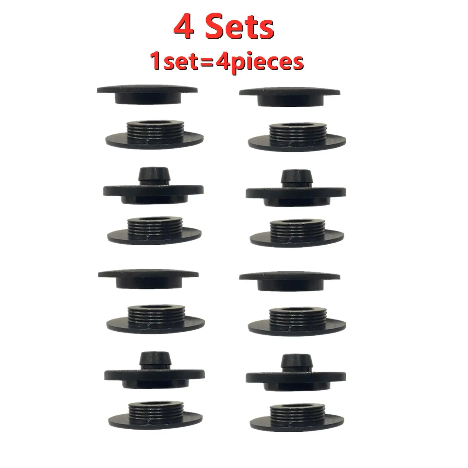 

4 Sets Universal Car Floor Mat Anti-Skid Fixer Grips Double Layer Fixed Clips Fixing Clamps Buckle Fixer Car Accessories