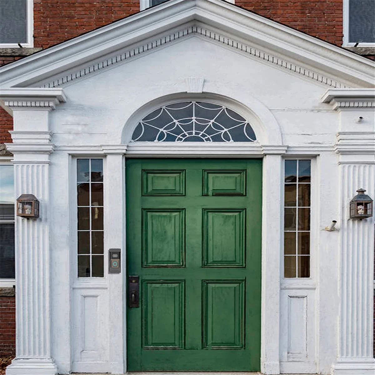 جرس باب مرئي ، قفل مضاد للسرقة ، سكن عالمي ، حلقة بدون ثقب ، 1 2 3 4