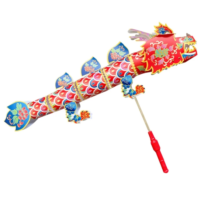 Paper Craft Dragon Light Party Props Holiday Decorative Paper Craft Dragon Toy Dropship