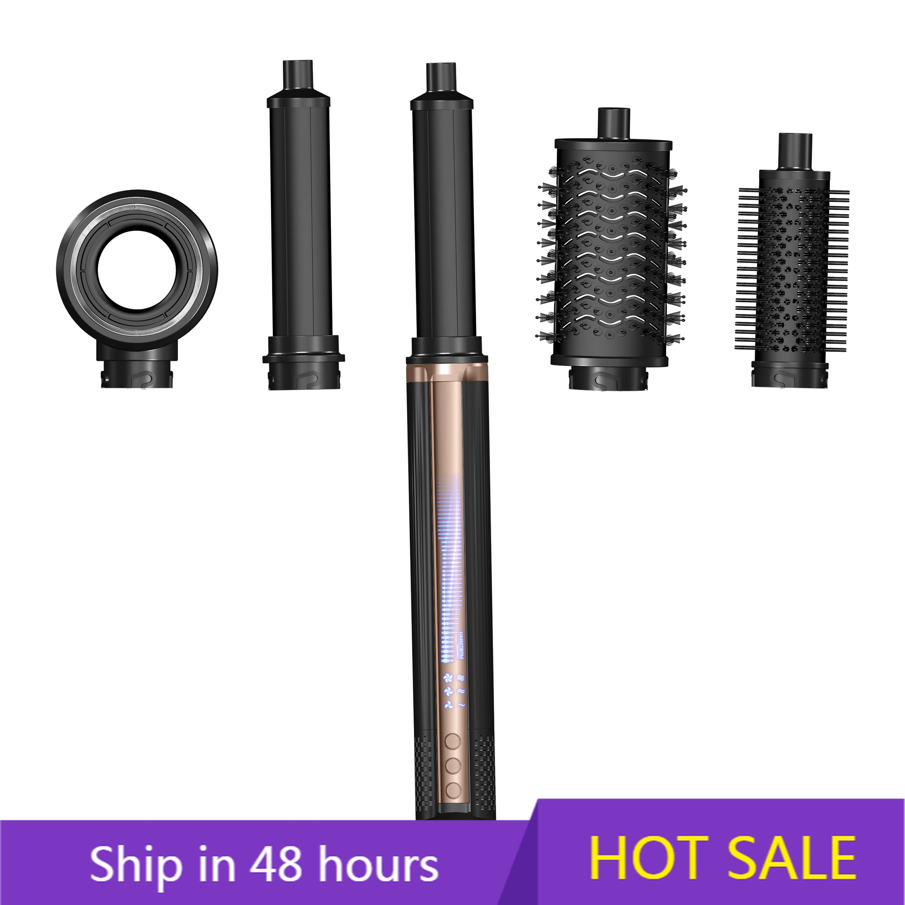 

YTYIN Профессиональный фен 5 в 1, салонная бигуди, многофункциональная воздушная расческа, щетка с горячим воздухом, прямой стайлер для волос, набор горячей щетки для