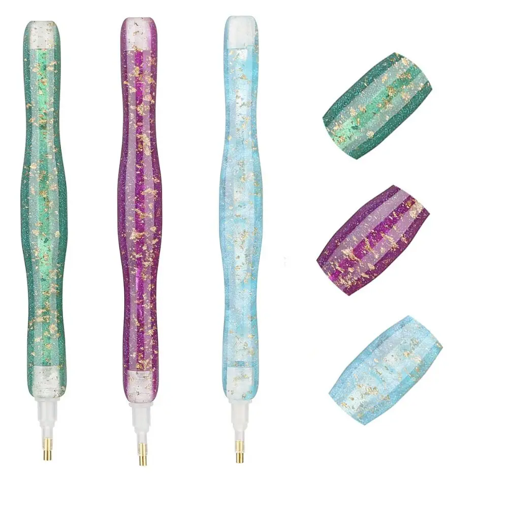 Embroidery Diamond Painting Pen Kit Cross Stitch Accessories Art Pens Glitter Diamond Painting Pen Adhesive Tape DIY Craft