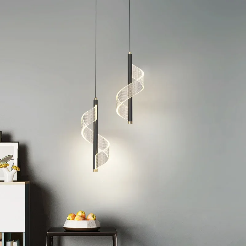 Lustre LED Pendant Light, lâmpadas penduradas para teto, cozinha, sala de estar, decoração da casa, mesa de jantar, luminária