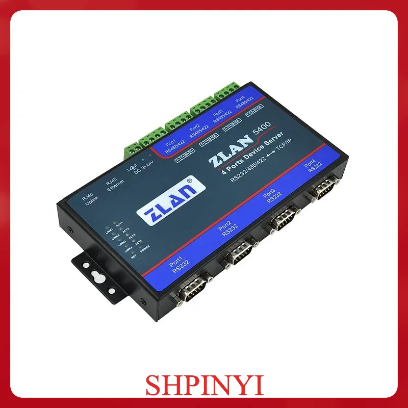 

Топ модный ZLAN5440 4-портовый RS232 485 422 в Ethernet TCP IP RJ45 Modbus RTU в TCP Конвертер шлюза Сервер последовательных устройств
