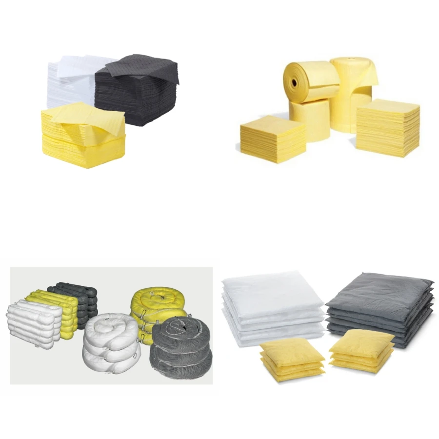 Tappetini ABSORBENTI ecologici per l'industria alimentare Tappetini assorbenti per l'olio per la gestione delle fuoriuscite delle nuove condizioni