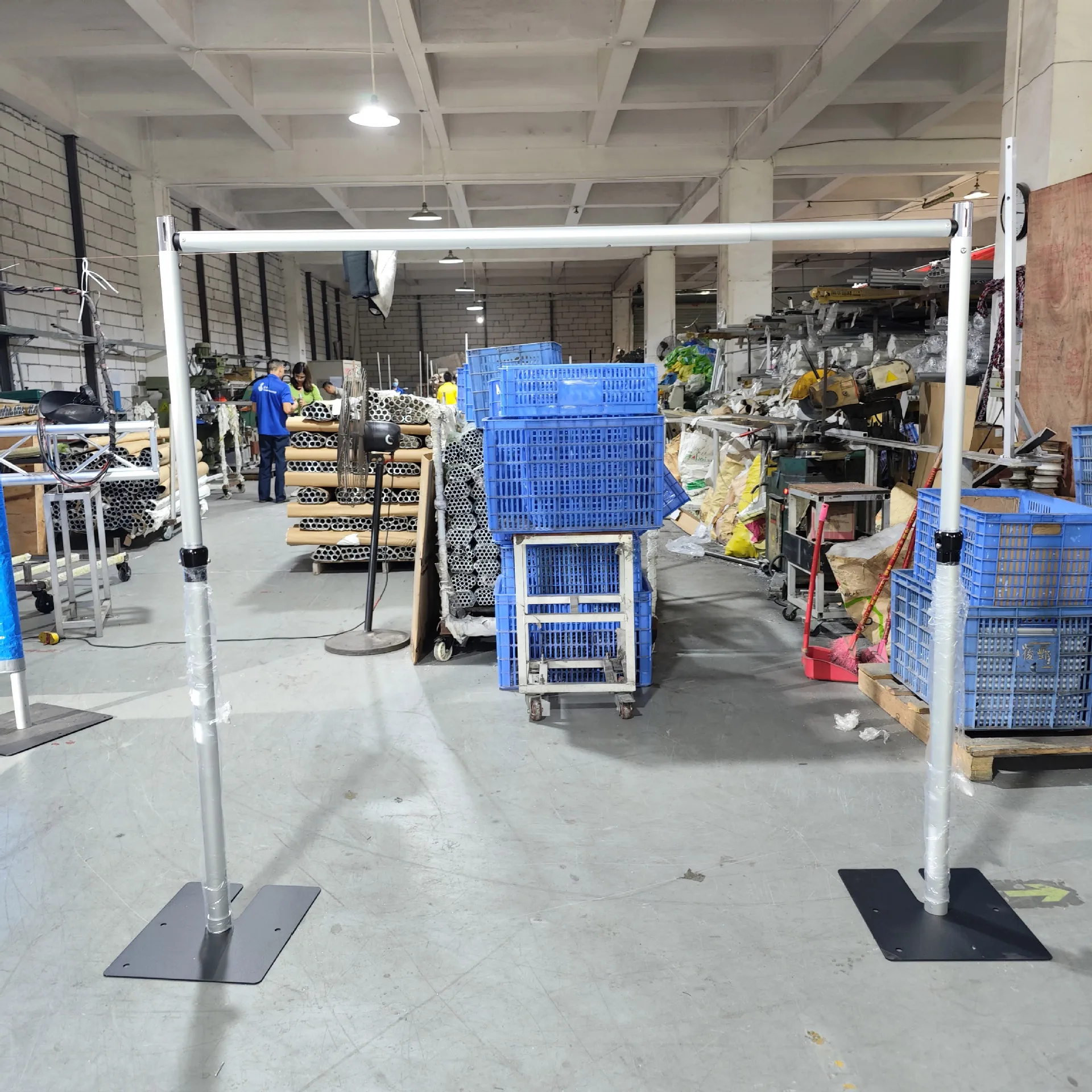 Background frame Telescopic rod Stage background frame Curtain bracket Aluminum tube retractable