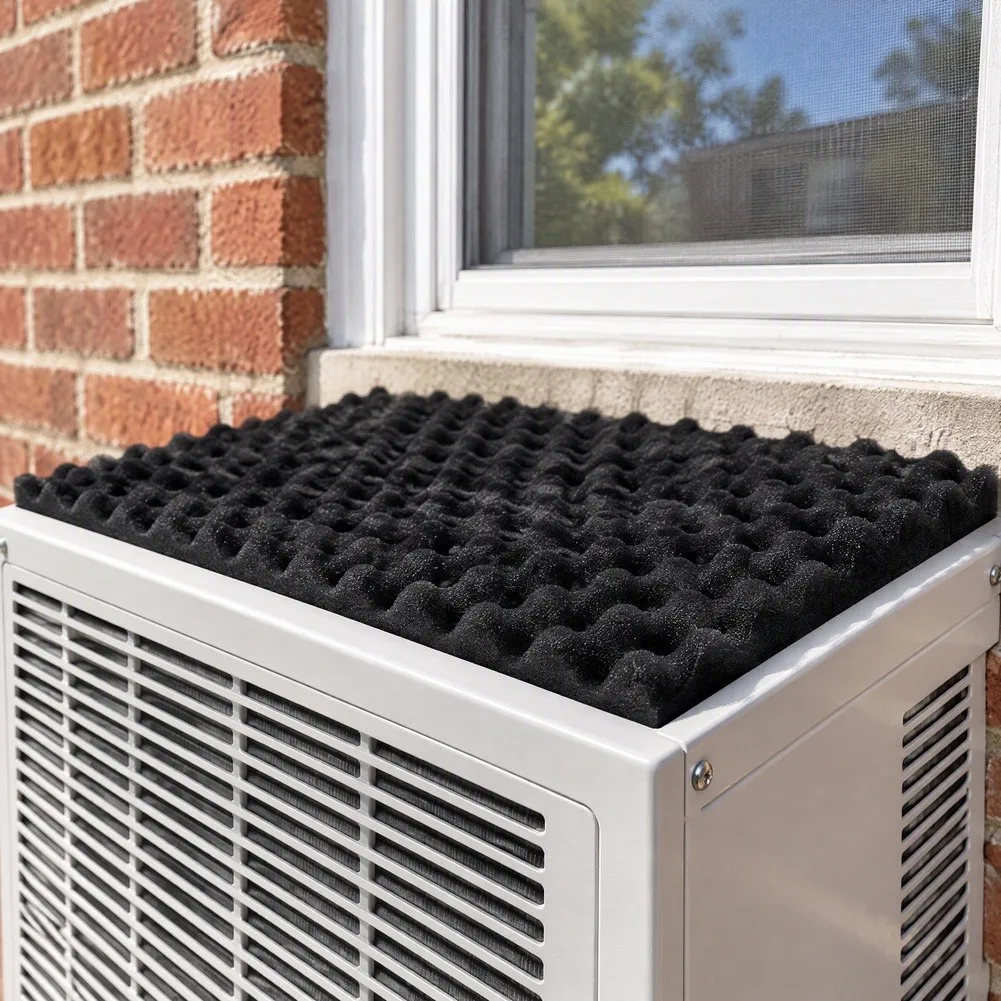 AC Drip Mat Magnetic Rainproof Design, Easy Fit Sound Damping Pad For Air Conditioner Water Dripping