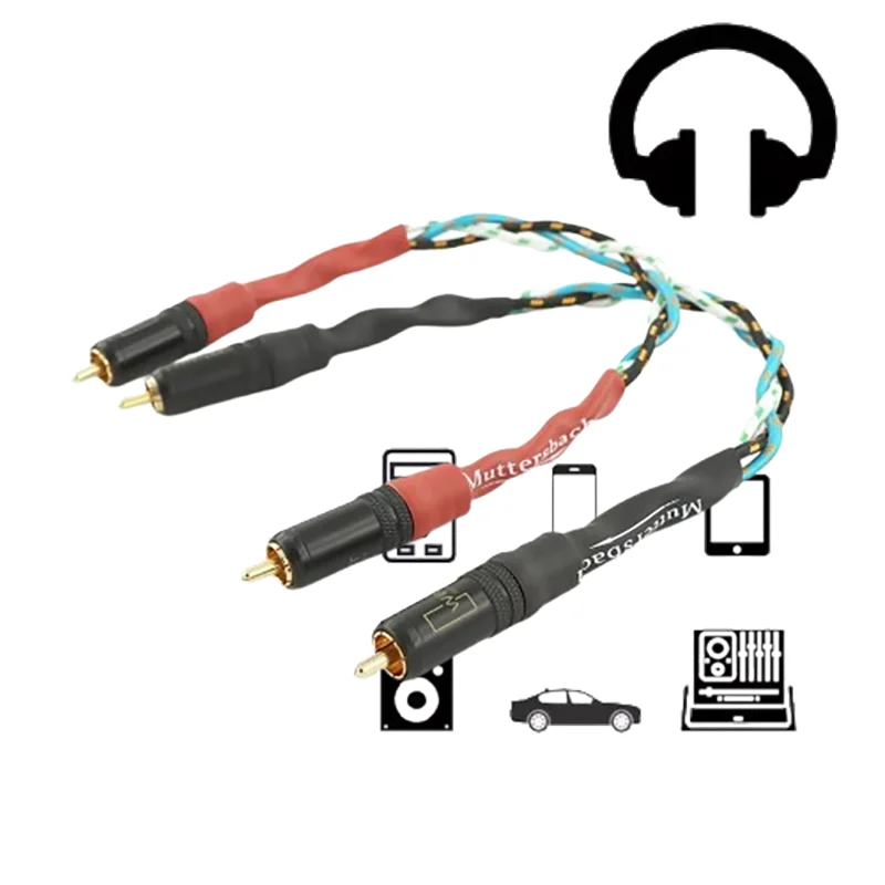 

Fever Xidian Enhanced RCA Interconnect: Dual Gold-Plated Hi-Fi Audio Cable for Amplifier & CD Systems​