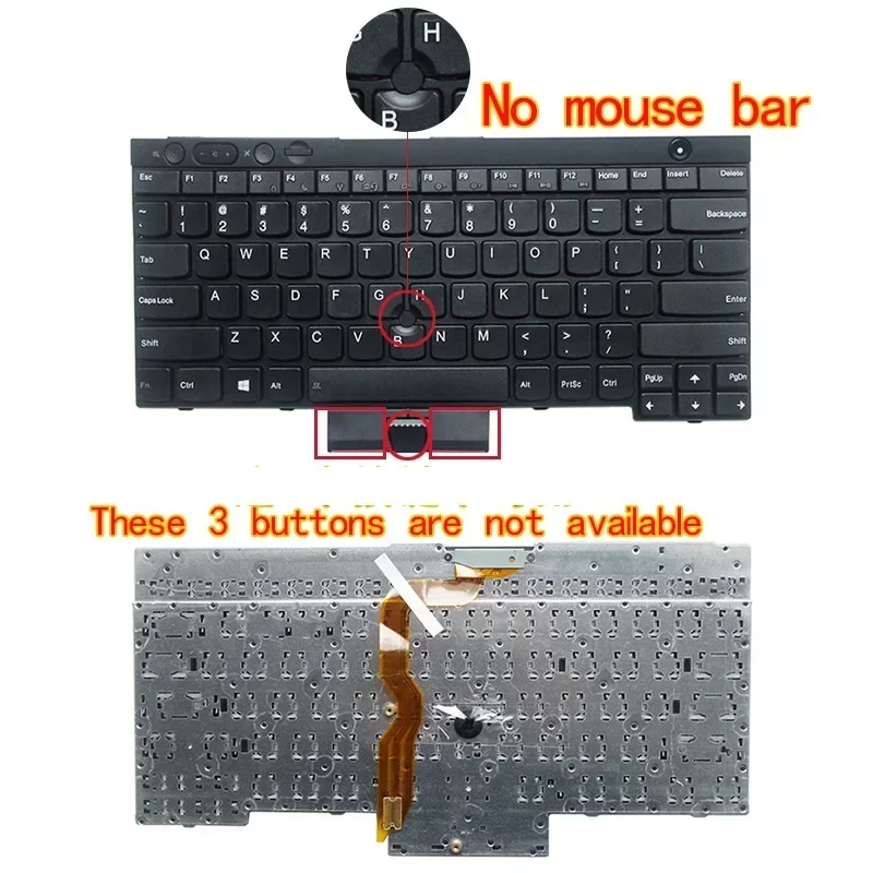 لوحة مفاتيح وفأرة جديدة لينوفو ، ثينك باد L430 ، L530 ، T430 ، T430i ، T430S ، T530 ، T530i ، W530 ، X230 ، X230i ، X230