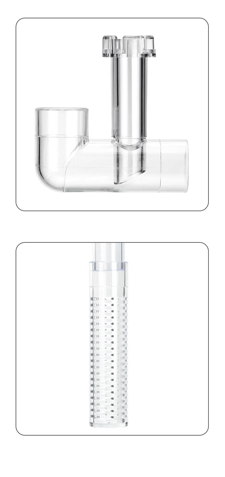 AQUAPRO Kunststoff Inflow Outflow Einlass Auslass Skimmer Lilie Aquarium Zubehör Tank Rohr Fisch Wasser Filtro Fishbowl Akvarium – Detail 11