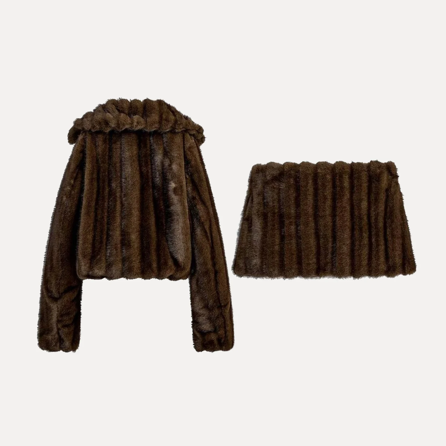 Chaqueta de Moda para Mujer, Estilo Otoño 2025, Individualidad, Abrigo, falda, E, Manga Larga, Corta, H en China